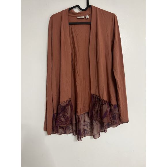 Logo by Lori Golstein Blouse Women's Cardigan Blouse Size XS - Picture 1 of 5